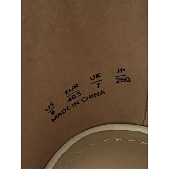 NIB! Ankis White Open Toe Strap Chunky Block High Heel Sandal Size 9 - Picture 5 of 8